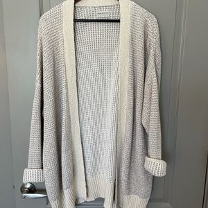 Oversized knit cardigan